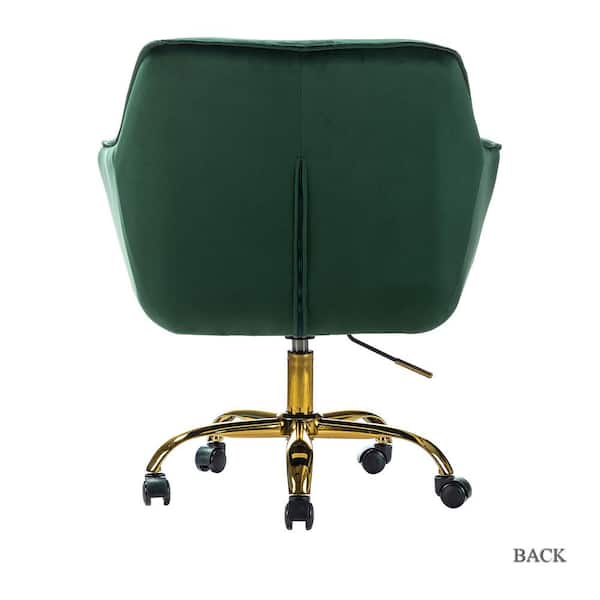 2446 Used Task Chair, Teal Green Fabric