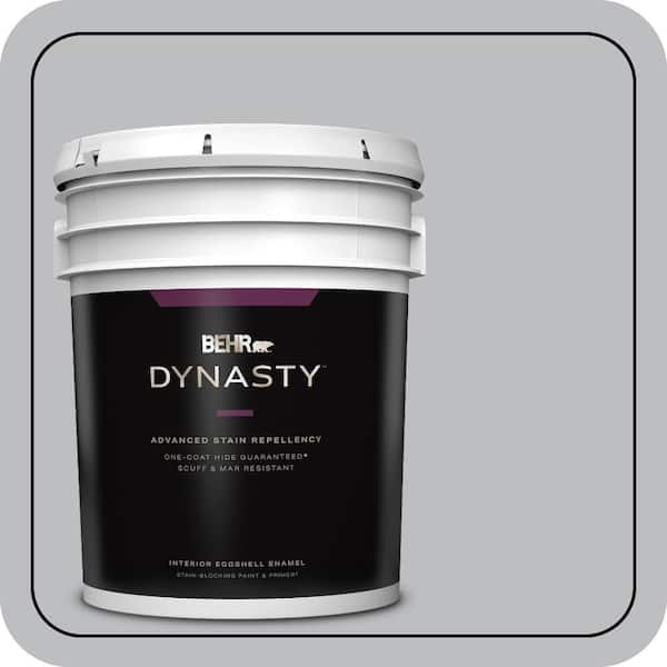 BEHR DYNASTY 5 gal. #N530-3 High Speed Access One-Coat Hide Eggshell Enamel Interior Stain-Blocking Paint & Primer