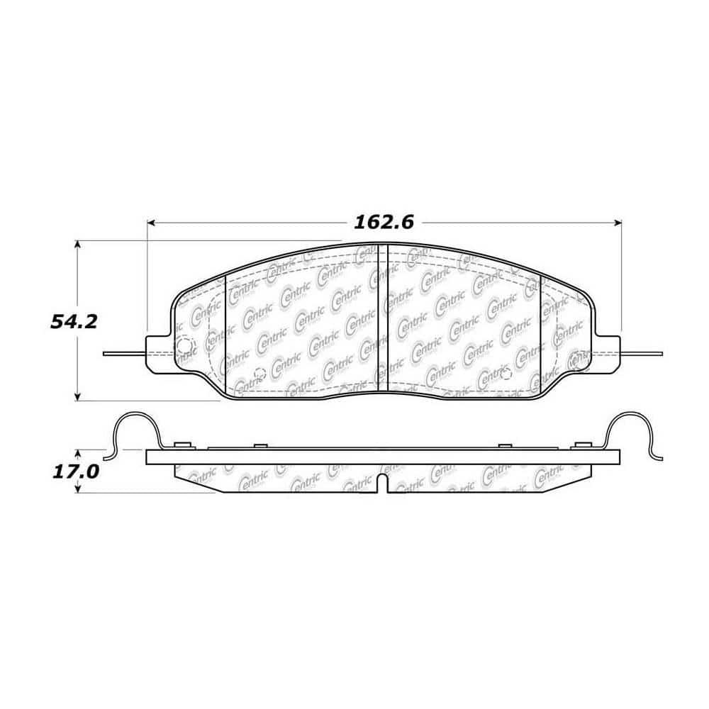 Disc Brake Pad Set 2005-2010 Ford Mustang V6 V8 price history on PriceWatchPro