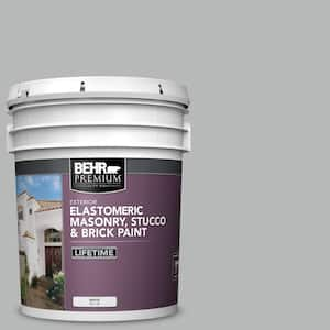 5 gal. #N460-3 Lunar Surface Elastomeric Masonry, Stucco and Brick Exterior Paint