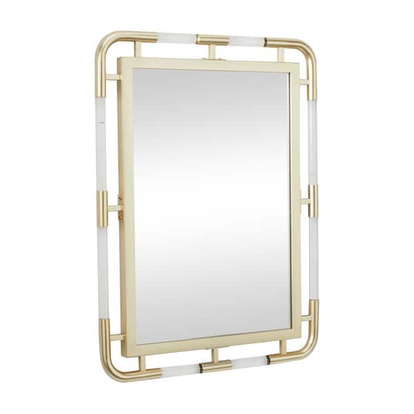 Infinity Instruments Sunburst 24 in. W x 24 in. H Modern Glam Wall Mirror -  Sunburst Gold Plastic Frame 20260GD-MR - The Home Depot