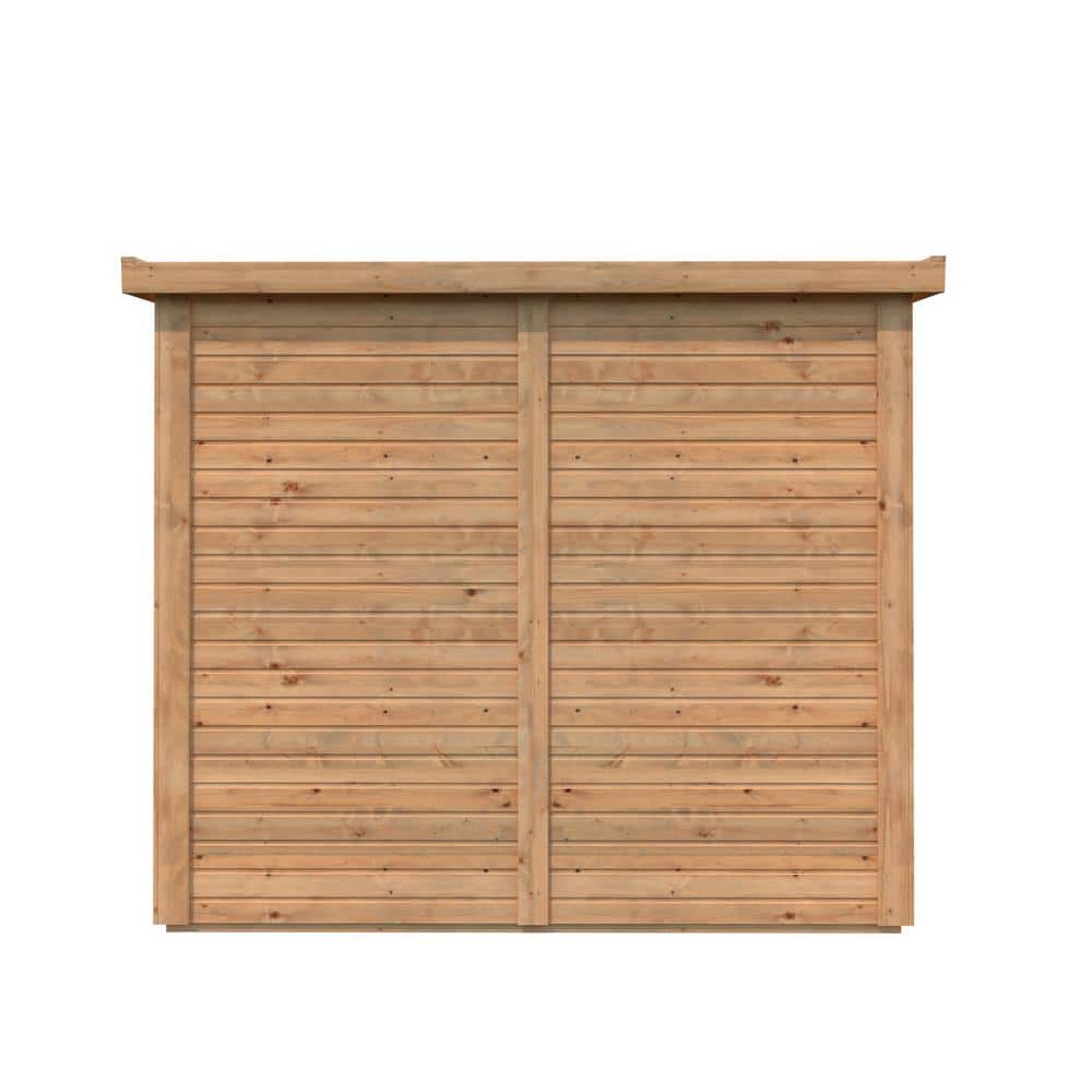 8 ft. x 6 ft. Nordic Spruce Wooden Lean-To Storage Shed with Double Doors