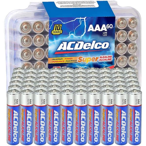 ACDelco 60 of AAA Alkaline Batteries with Recloseble Box
