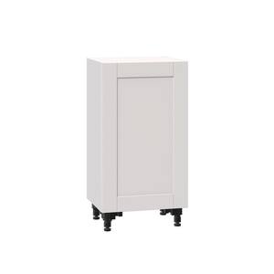 Shaker Assembled 18x34.5x14 in. Shallow Base Cabinet in Vanilla White
