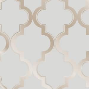 Marrakesh Bronze Gray Peel and Stick Wallpaper Sample