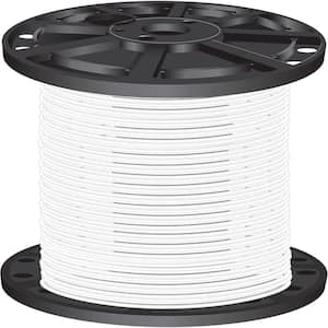 2,500 ft. 10 White Solid CU THHN Wire