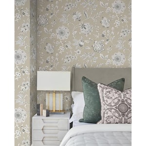 Sutton Taupe Wallpaper Roll