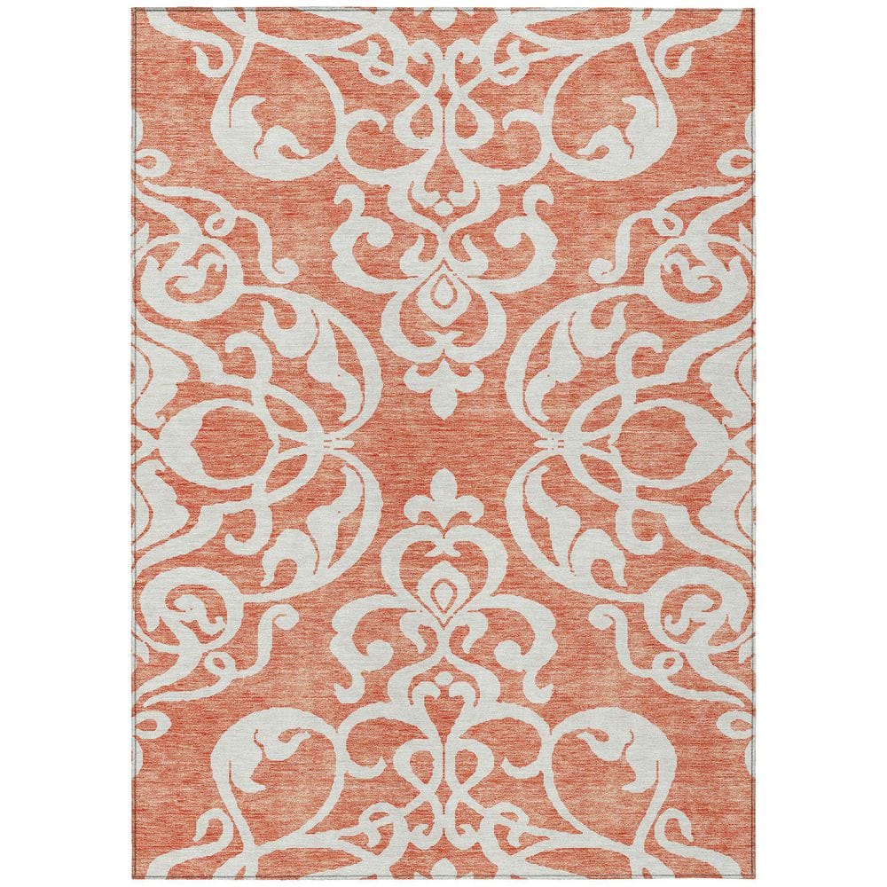 Chantille Machine Washable Indoor/Outdoor Abstract ACN973 Coral 5 ft. x 7 ft. 6 in. Area Rug price history on PriceWatchPro