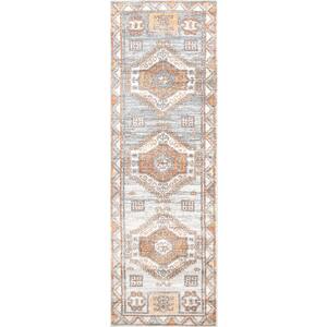 Vintage Paula Tribal Orange 2 ft. 6 in. x 10 ft. Runner Rug