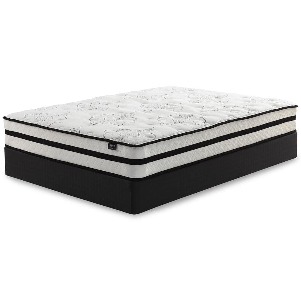 Modern Twin-Size Innerspring Gel Memory Foam Mattress in White