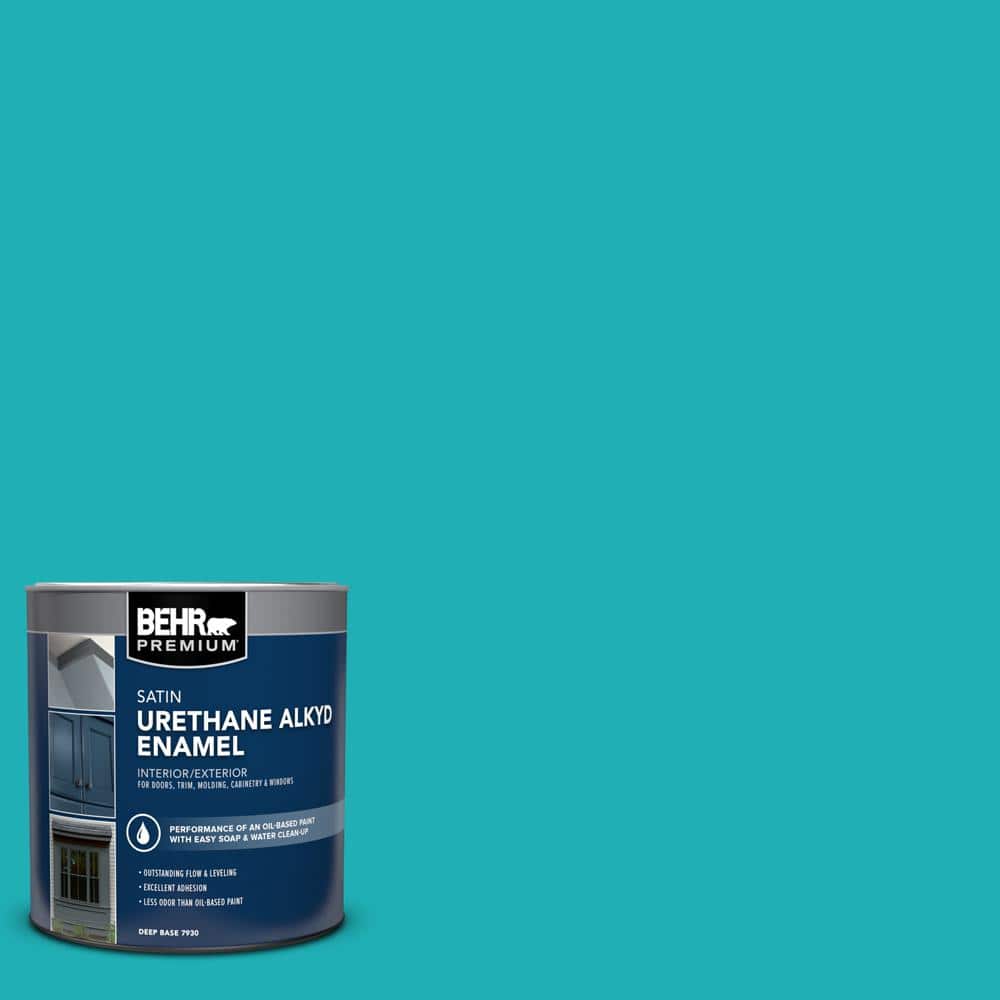 1 qt. #500B-5 Mermaid Treasure Satin Enamel Urethane Alkyd Interior/Exterior Paint price history on PriceWatchPro