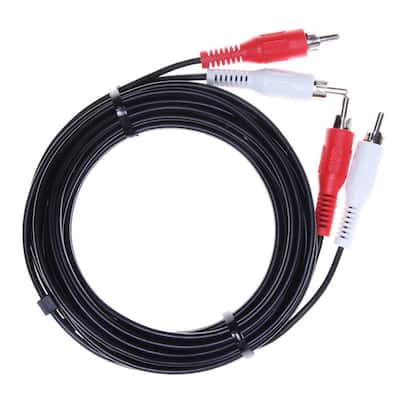 Zenith 3 ft. Composite AV Cable, Black VT1003COMPOS - The Home Depot