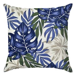 18 in. x 18 in. Outdoor Multi-Printed Recyled Polyester Throw Pillow