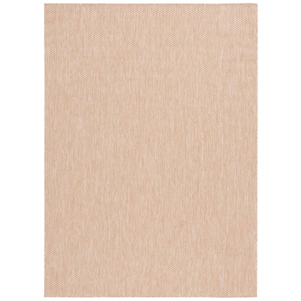 Beach House Natural 4 ft. x 6 ft. Solid Marle Indoor/Outdoor Area Rug