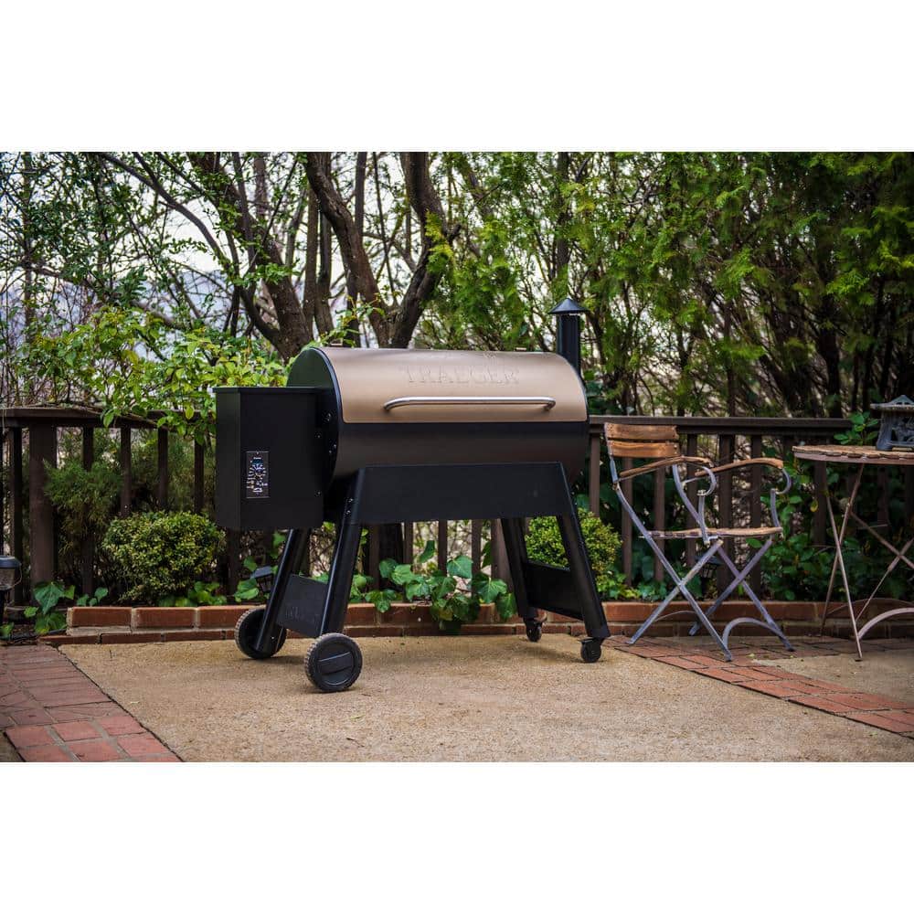 Traeger Pro 34 Bronze Pellet Grill with Auto Start