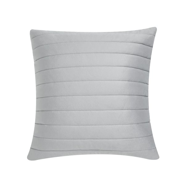 Unbranded Valletta Polyester 20 in. Square Quilted Decorative Throw Pillow 20X20 in.
