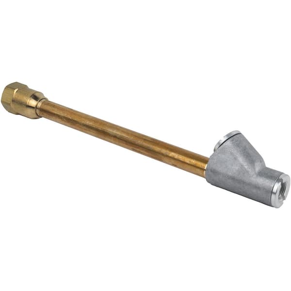 foota〜 Milton Industries, Inc. 1/4 in. Straight Foot Dual Head Air