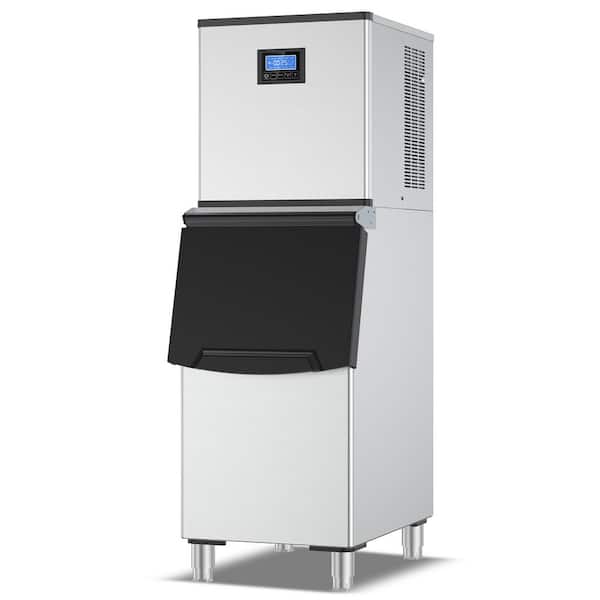 20.28 in. Commercial Ice Maker-500 lbs./24H,Freestanding,Stainless Steel,Full-Size Cubes,200lbs. Storage,w/Self-Cleaning