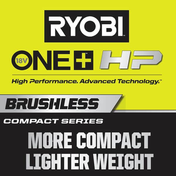 RYOBI PSBDD01K-PSBRA02B ONE+ HP 18V Brushless Cordless Compact 1/2 in. Drill/Driver, 3/8 in. Right Angle Drill, (2) Batteries, Charger, and Bag - 2