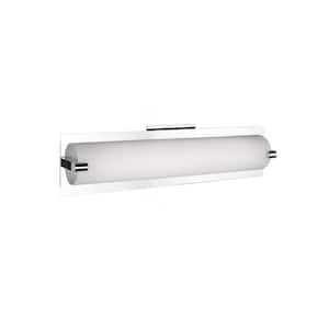 Lighthouse 18 in. 1 Light 21-Watt Chrome Integrated LED Vanity Light