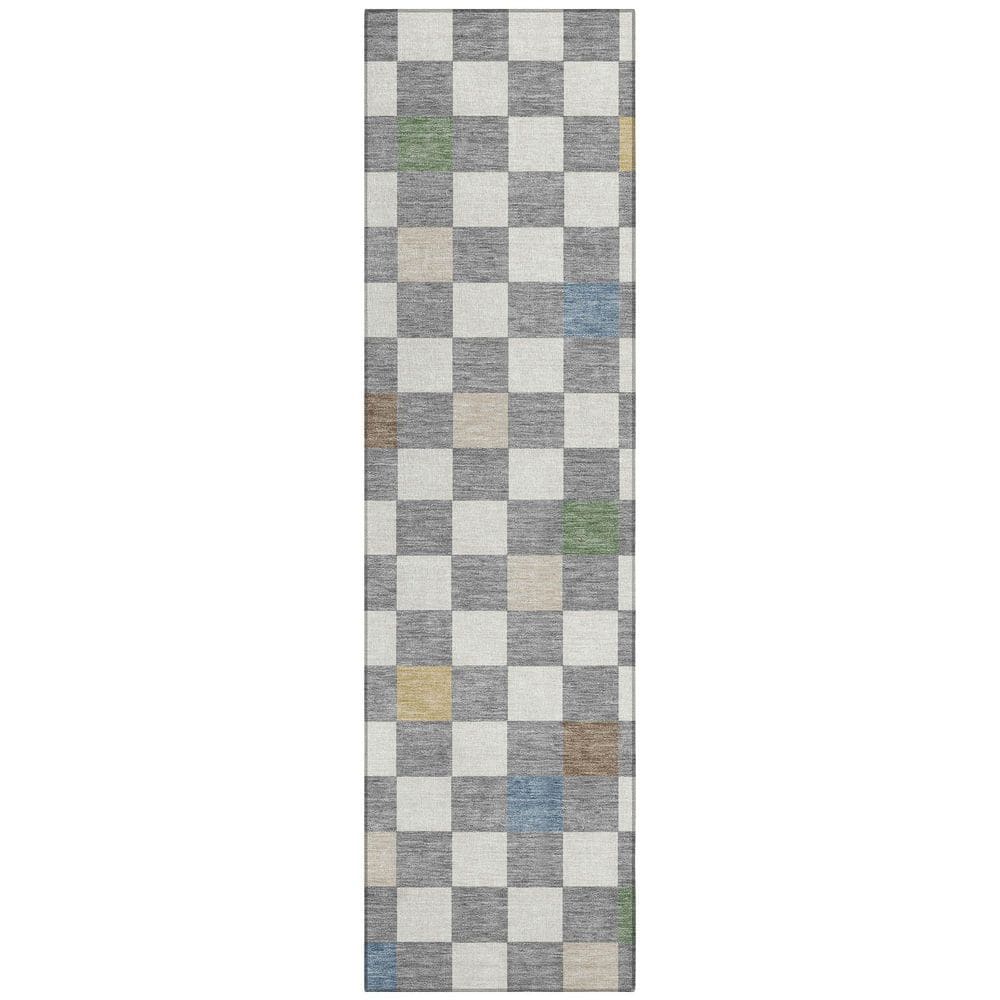 Chantille Machine Washable Indoor/Outdoor Abstract ACN2656 Gray 2 ft. x 7 ft. Runner Rug price history on PriceWatchPro
