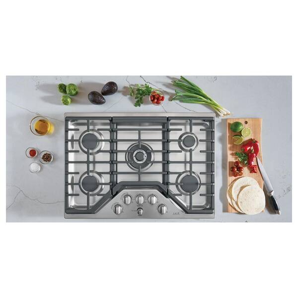 Cafe 30 In Gas Cooktop Stainless, Ge Cafe Countertop Range