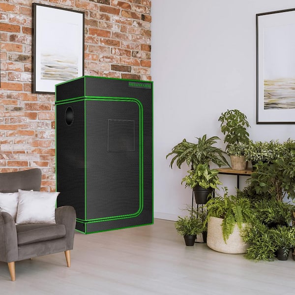 Angel Sar 2 ft. x 2 ft. Black Grow Tent for Hydroponic Indoor