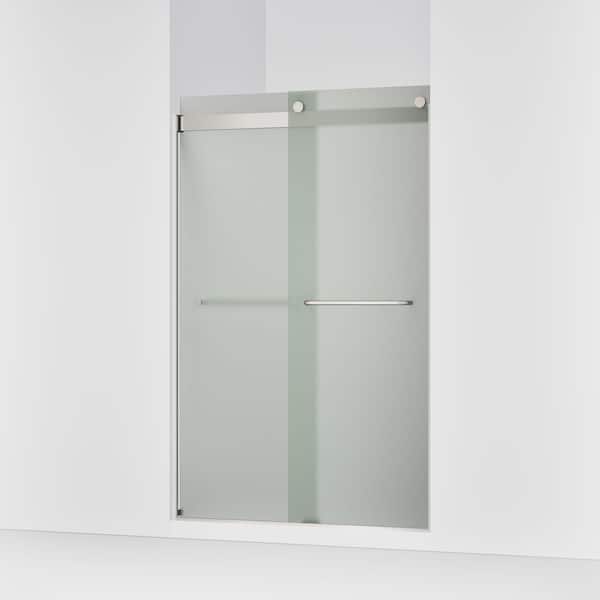 KOHLER Levity 56-60 in. W x 74 in. H Frameless Sliding Shower Door