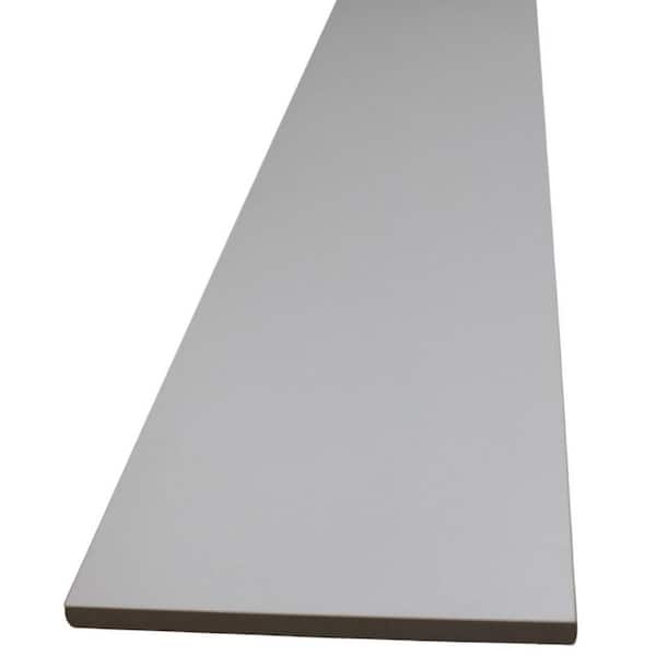 3 /4 in. x 15-3 /4 in. x 4 ft. White Shelving Melamine Board