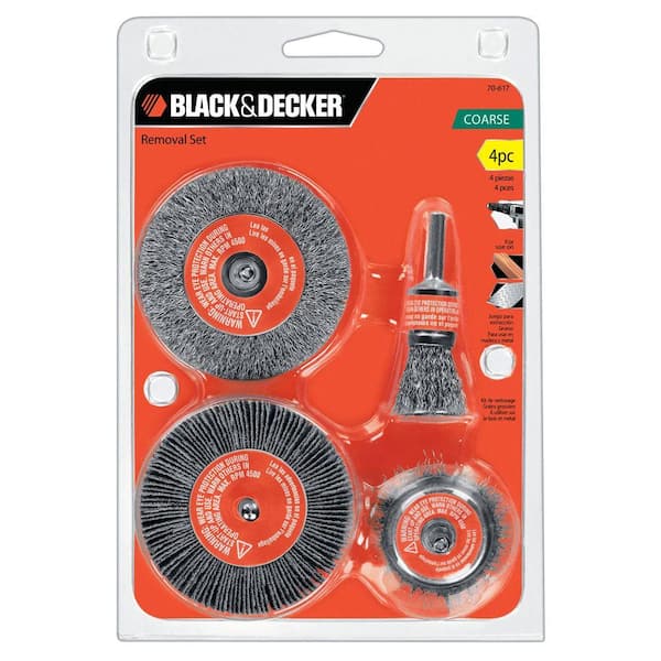 BLACK+DECKER Wire Wheel Starter Kit (4-Piece)