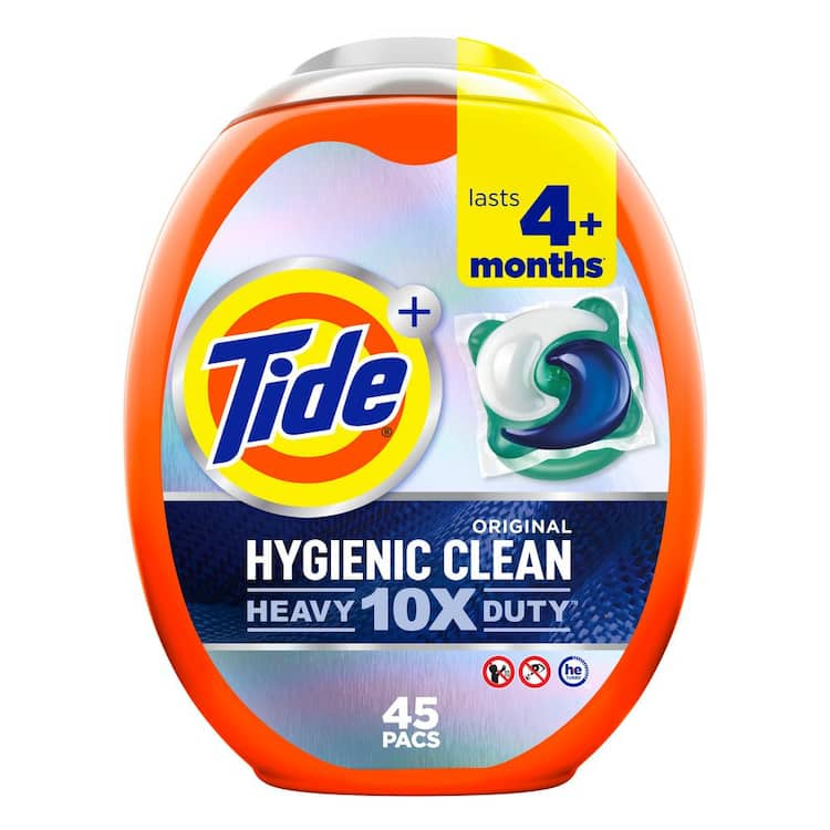 Tide Power Hygienic Clean Original Scent Laundry Detergent Pods (45 