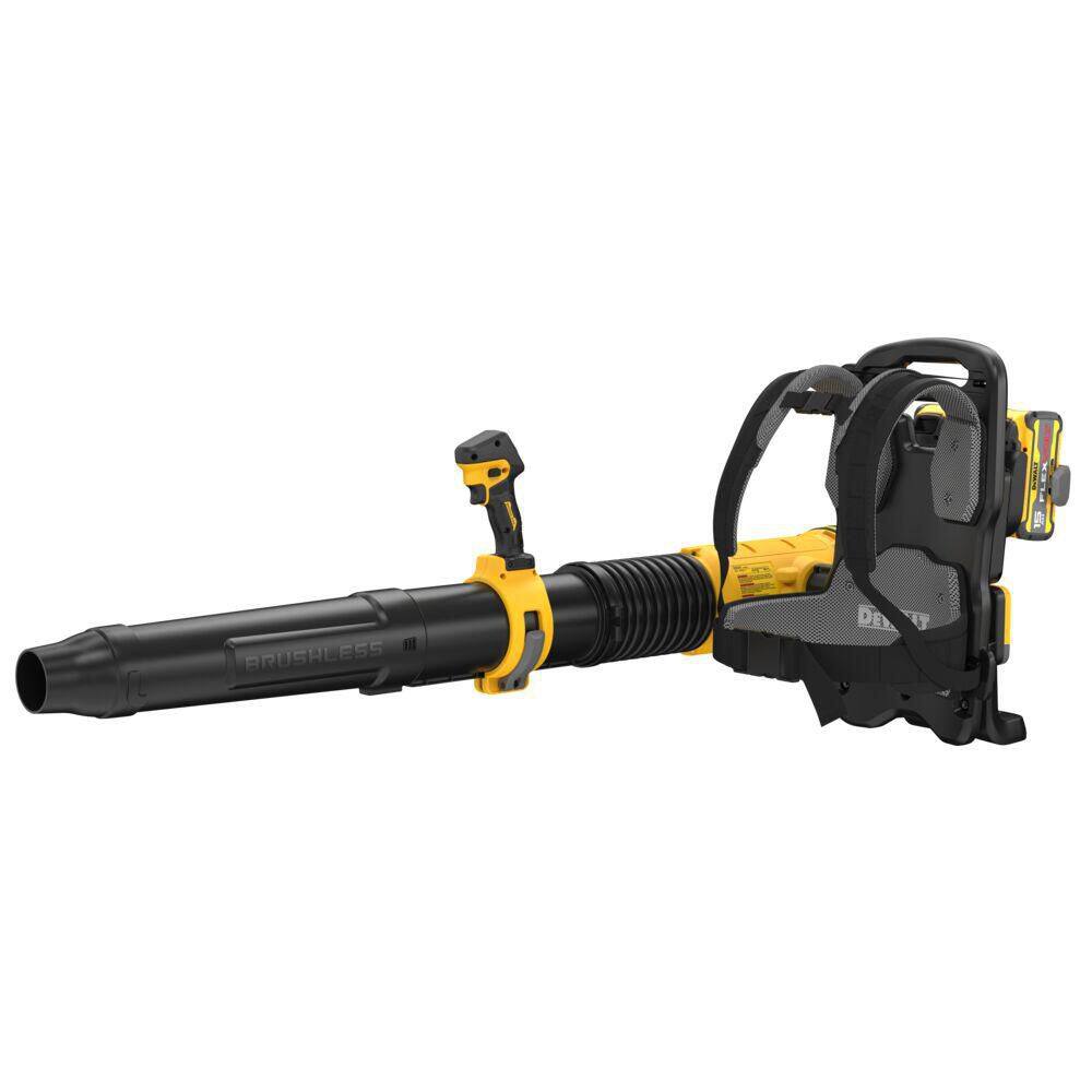 FLEXVOLT 60V MAX Lithium-Ion 160 MPH, 760 CFM Back Pack Blower with (2) 15 Ah Batteries and Charger price history on PriceWatchPro