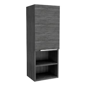 Anky 11.8 in. W x 10.04 in. D x 32.17 in. H Bathroom Storage Wall Cabinet in Brown, Medicine Cabinet