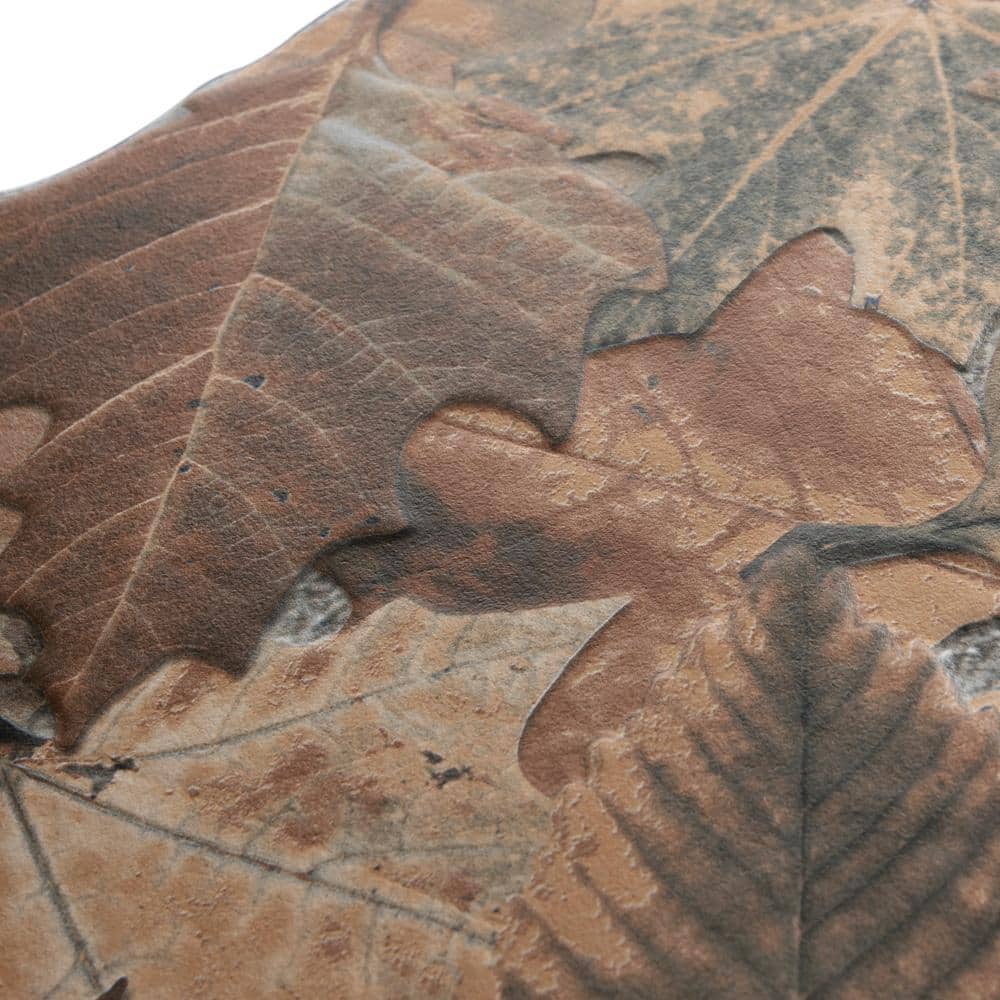 Autumn Leaf Patterned 18x18 Matte Porcelain Tile