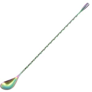 12 in. Stainless Steel Cocktail Spoon - Multi-colored