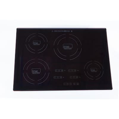 30 in. Glass Induction Cooktop in Black with 4 Induction Elements