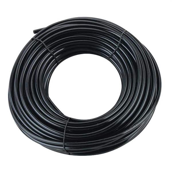 Oyezvary 50 ft. 1/4 in. Drip Irrigation Tubing, Blank Distribution Line Water Hose for Garden Watering System
