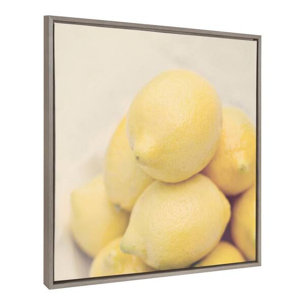 Laural Home Lovely Lemons 20 x 30 Kitchen Mat Yellow