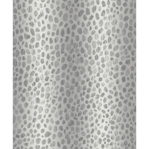 Leopard Skin Vinyl Paper Backed Glitter Wallpaper