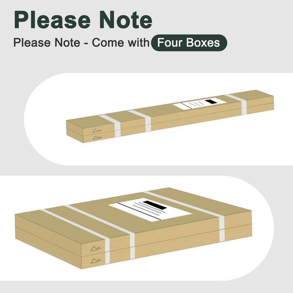 60 in. x 96 in. White Primed 3 Lite Pattern Paneled MDF Sliding Barn Door with Hardware Kit Nickel Plated