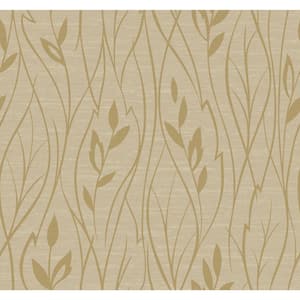 Dazzling Dimensions Leaf Silhouette Paper Strippable Roll Wallpaper (Covers 60.75 sq. ft.)