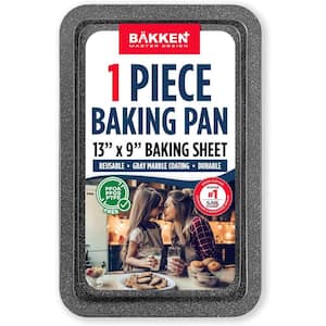 Nonstick Gray Coating, 13.18'' x 8.66'' Commercial Grade Carbon Steel Cookie Sheet, Gray