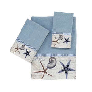 3-Piece Bluefog Antigua Cotton Towel Set