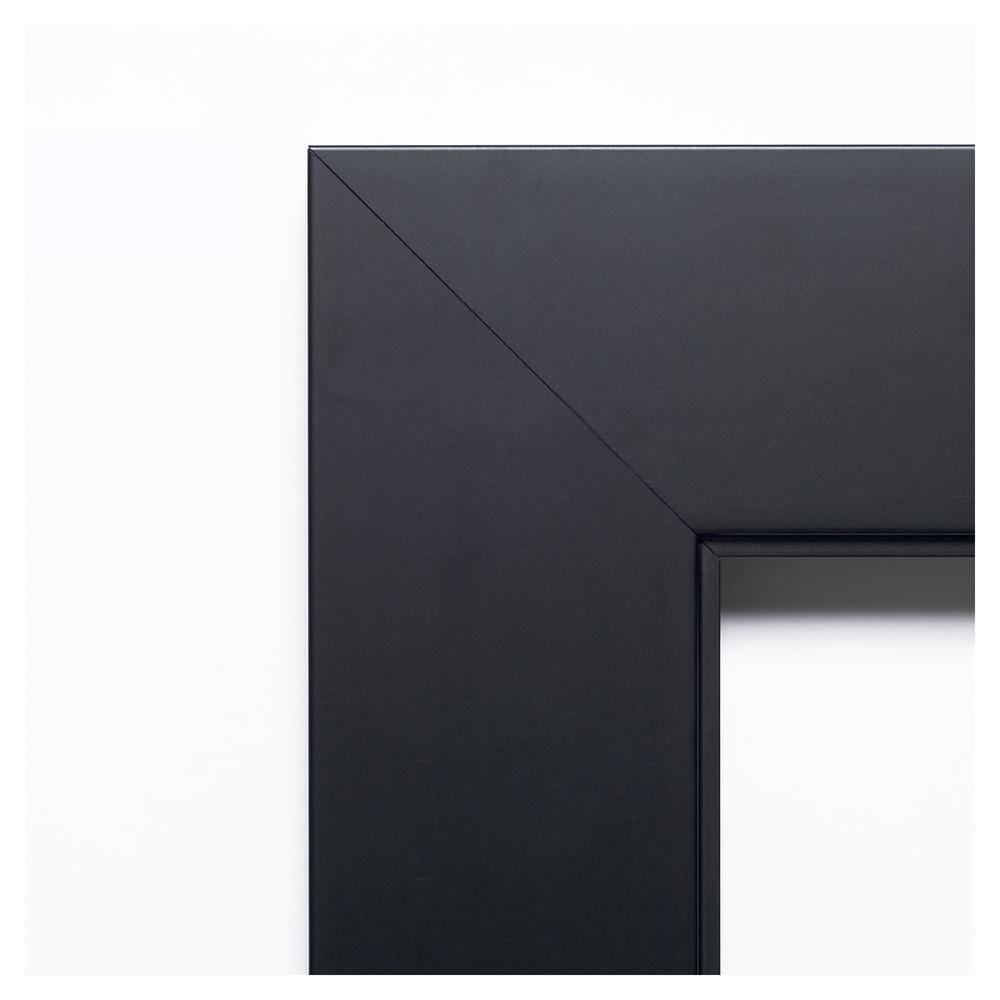 Corvino Black Medium Wood Framed Bathroom Vanity Mirror