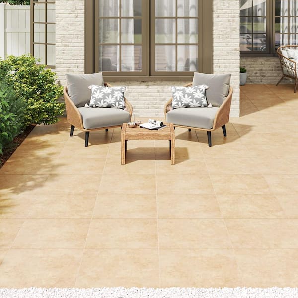 MSI Petra Beige 24 in. x 24 in. Porcelain Paver Floor Tile (8 sq. ft./Case)