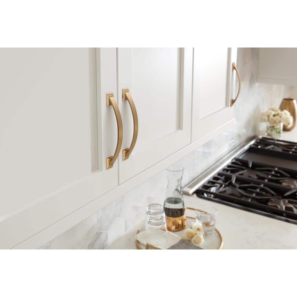 Champagne Bronze 5-1/16 inch Polished Cabinet Pull