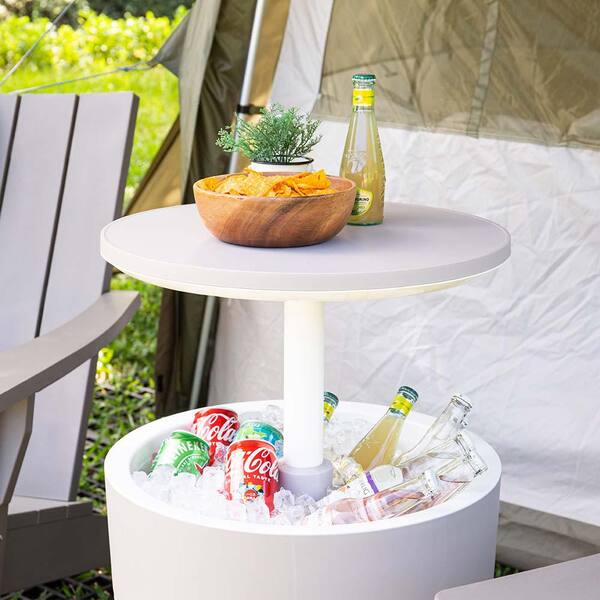 【大放出】 Glass-roots kubire & LSA outdoor Outdoor Side Table -ROPE- colour Coal - size M (66728)