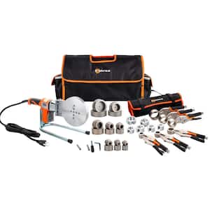 1/2 in. to 4 in. HDPE Plastic Pipe Socket Fusion Welder Complete Tool Kit