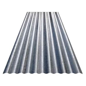 12 ft. Corrugated Galvanized Steel 29-Gauge Roof Panel