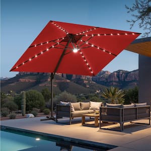 11 foot rectangular patio umbrella 11 ft Cantilever Patio Umbrella